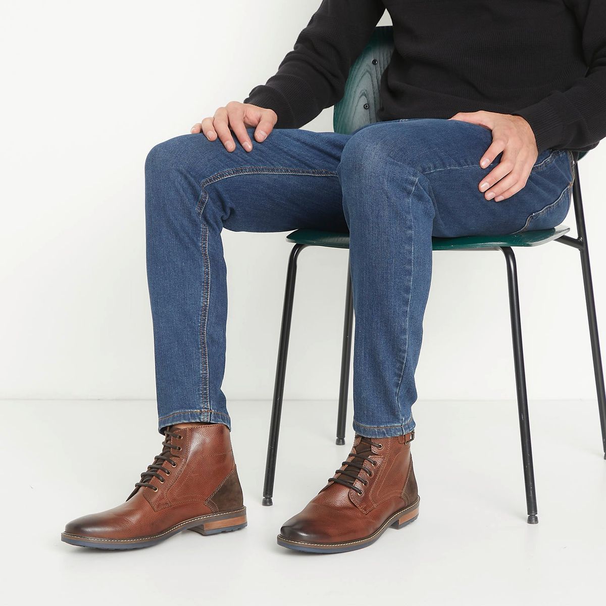 BASEMENT - Botas para Hombre Basement Tav color Café