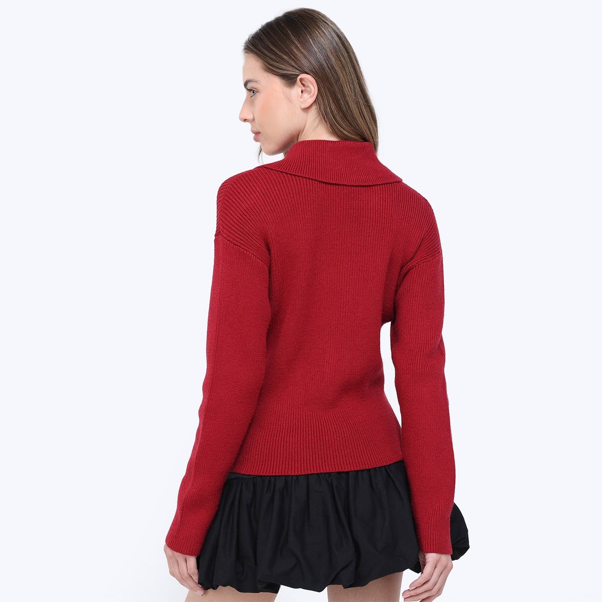 SYBILLA - Saco Mujer Crop Sybilla