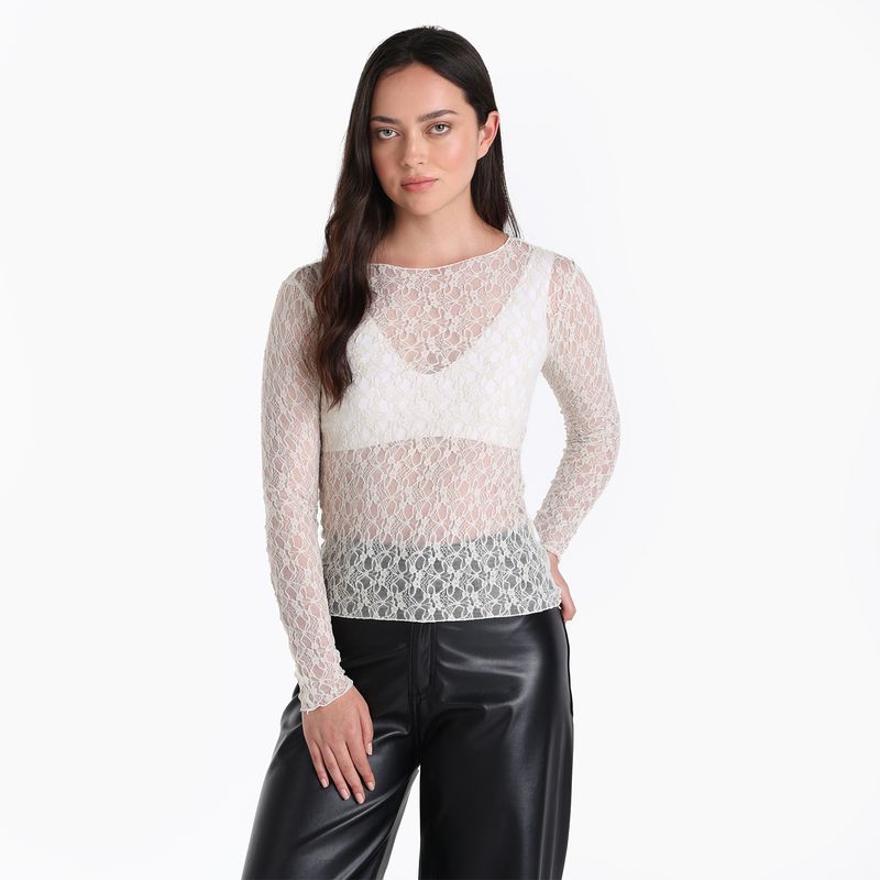 DENIMLAB - Camiseta Mujer Manga larga Denimlab