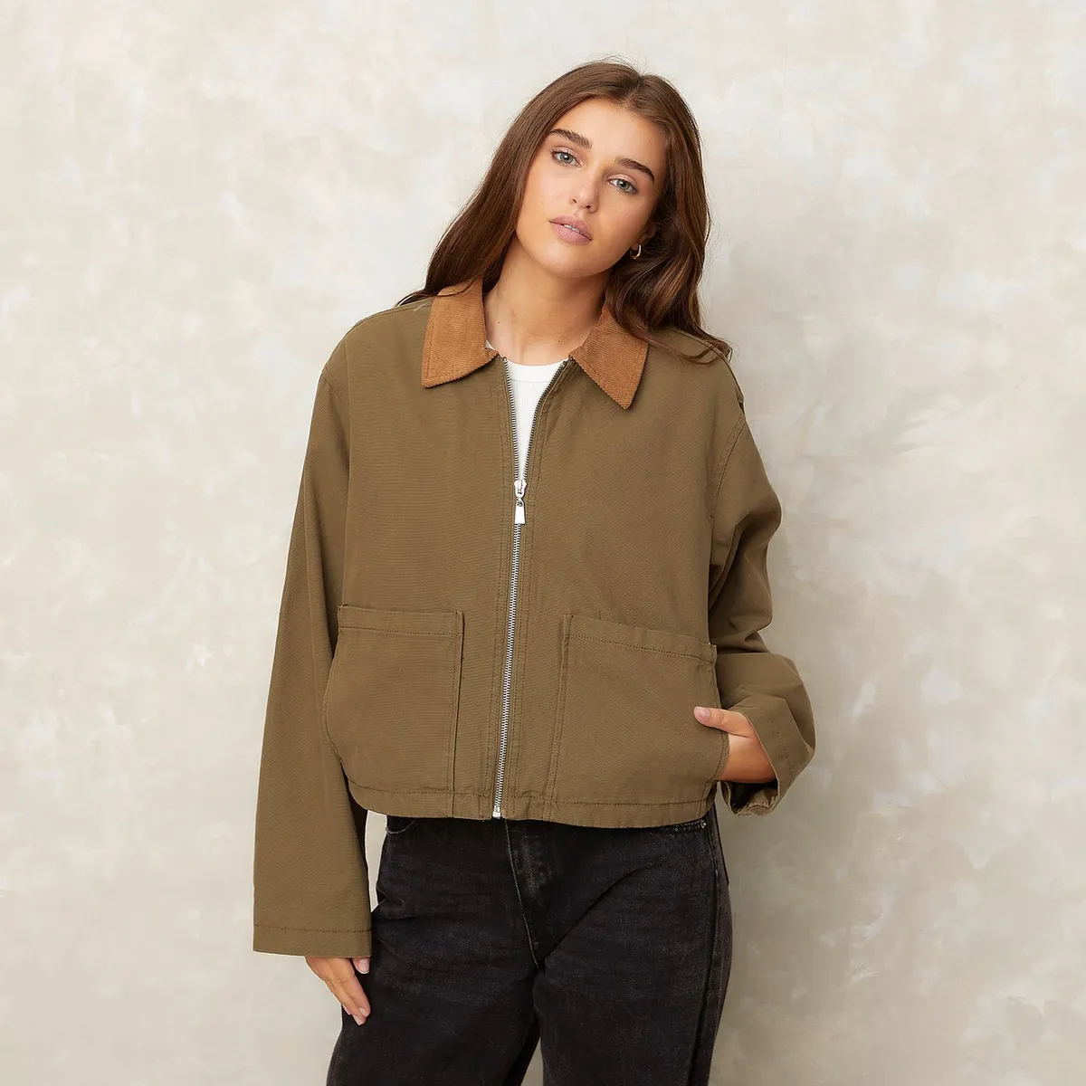 SYBILLA - Chaqueta Mujer de Algodón Sybilla