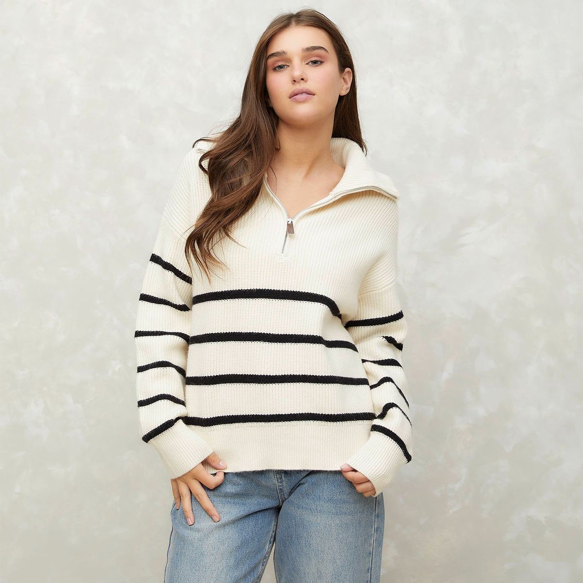 SYBILLA - Saco Mujer de Rayas Sybilla