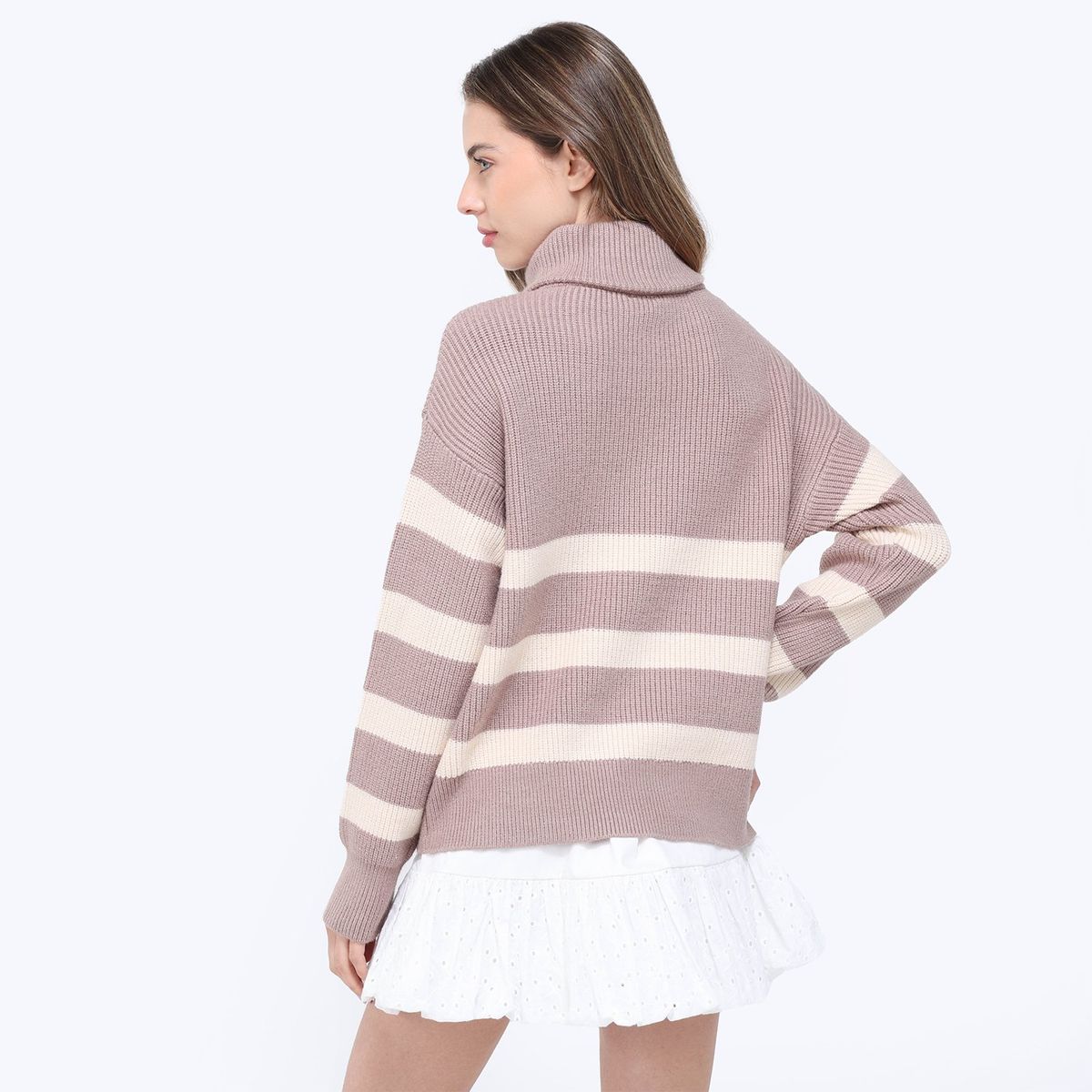 SYBILLA - Saco Mujer de Rayas Sybilla