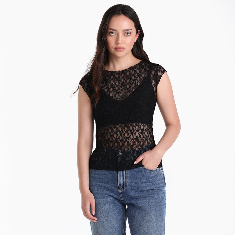 DENIMLAB - Camiseta Mujer Manga corta Denimlab