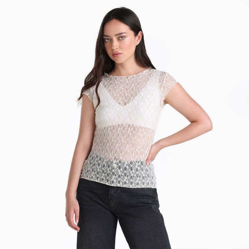 DENIMLAB - Camiseta Mujer Manga corta Denimlab