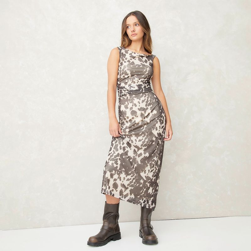 SYBILLA - Vestido Mujer Medio con Estampado Sybilla