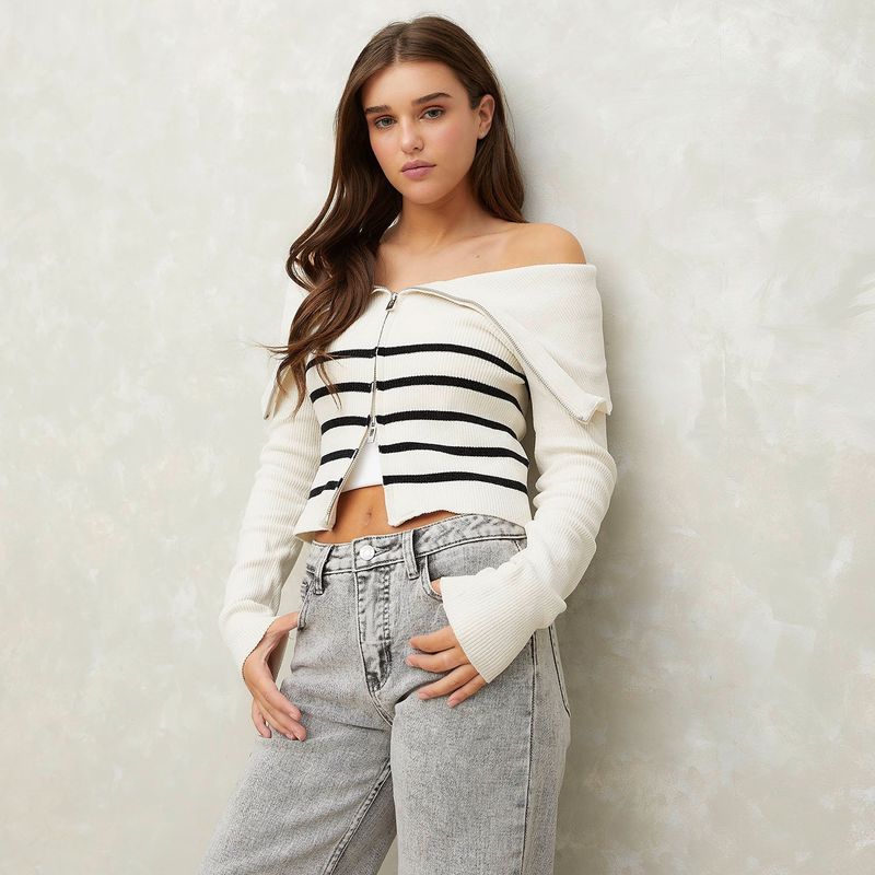 SYBILLA - Saco Mujer Crop Sybilla