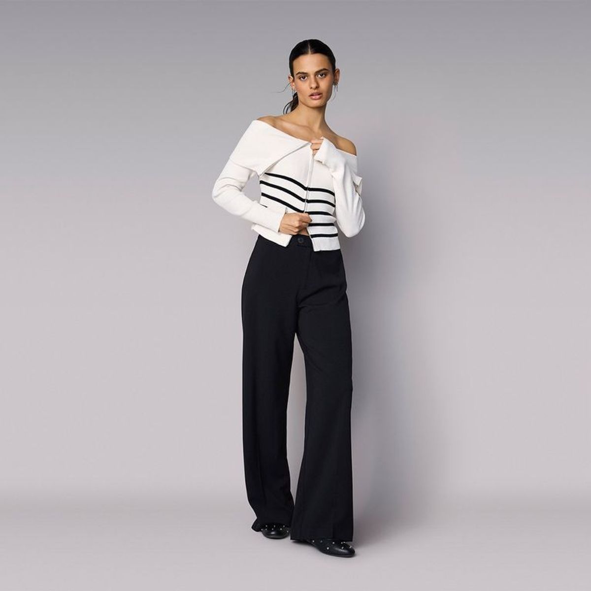 SYBILLA - Saco Mujer Crop Sybilla