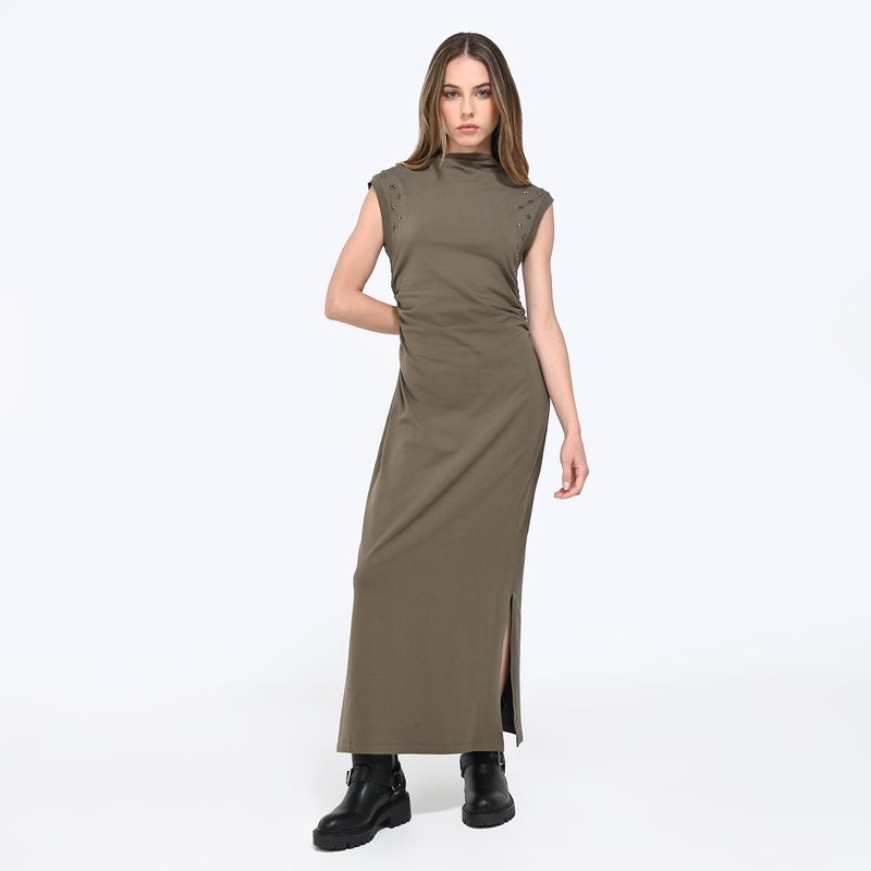 DENIMLAB - Vestido Largo para Mujer Algodón Denimlab