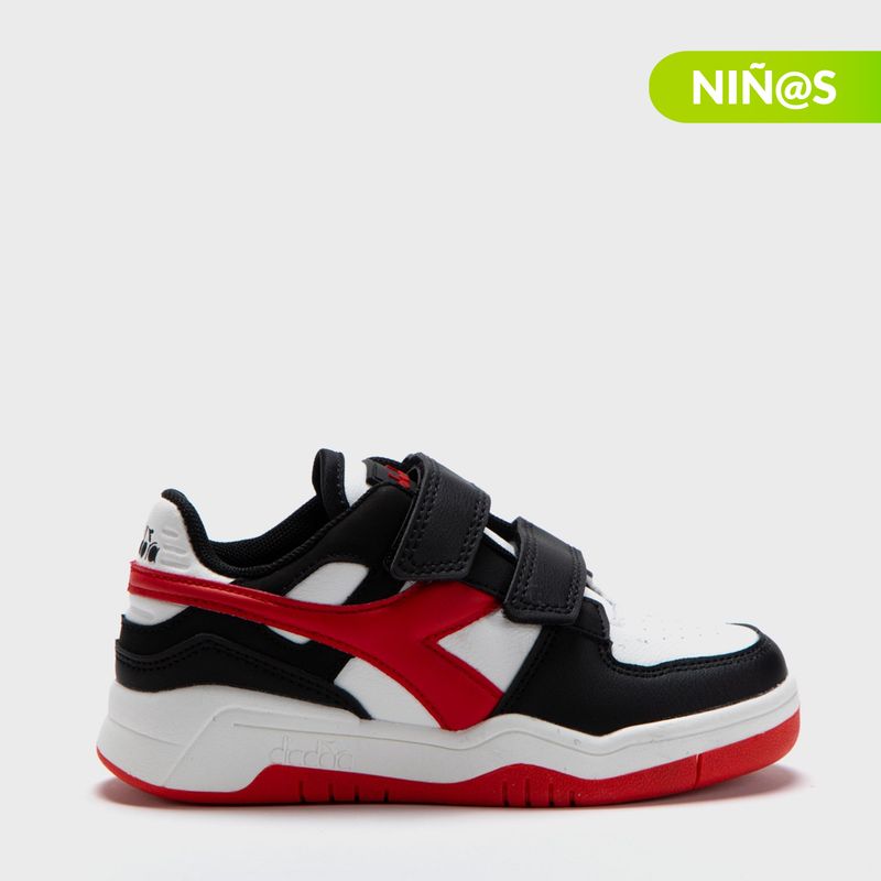 DIADORA - Tenis moda Diadora Askate K Niño con Velcro Horma Justa 