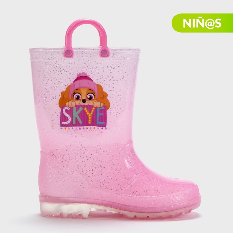 PAW PATROL - Botas de lluvia con luces L Rain K PP Paw Patrol Niña 