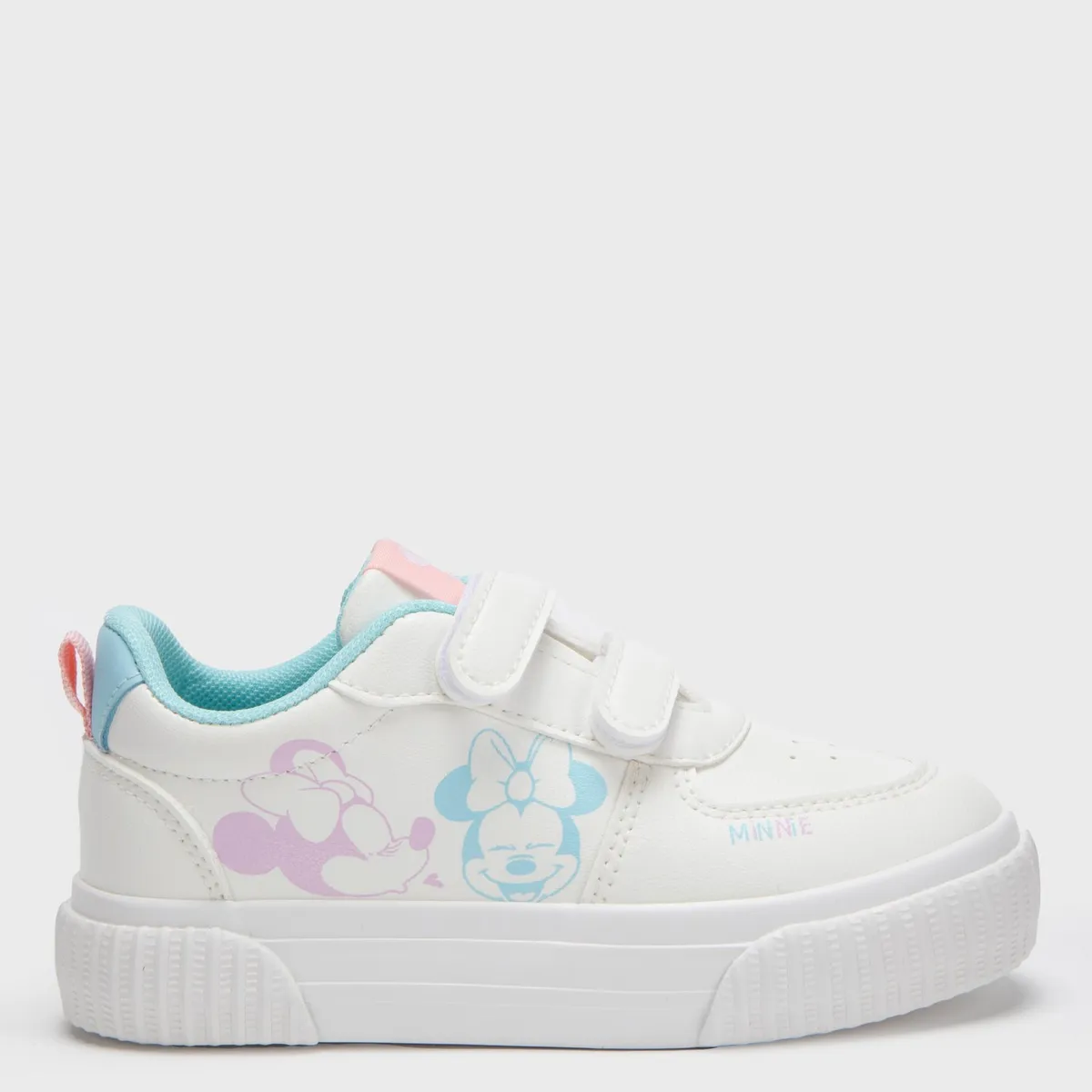 MINNIE - Tenis L Mood I Minnie Mouse Disney Niña con Velcro