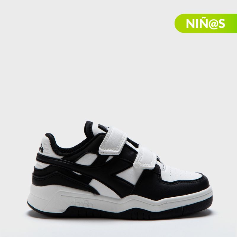 DIADORA - Tenis moda Diadora Askate K Niño con Velcro Horma Justa 