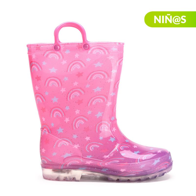 YAMP - Botas de lluvia con luces Yamp Bo Lighty K Niña 