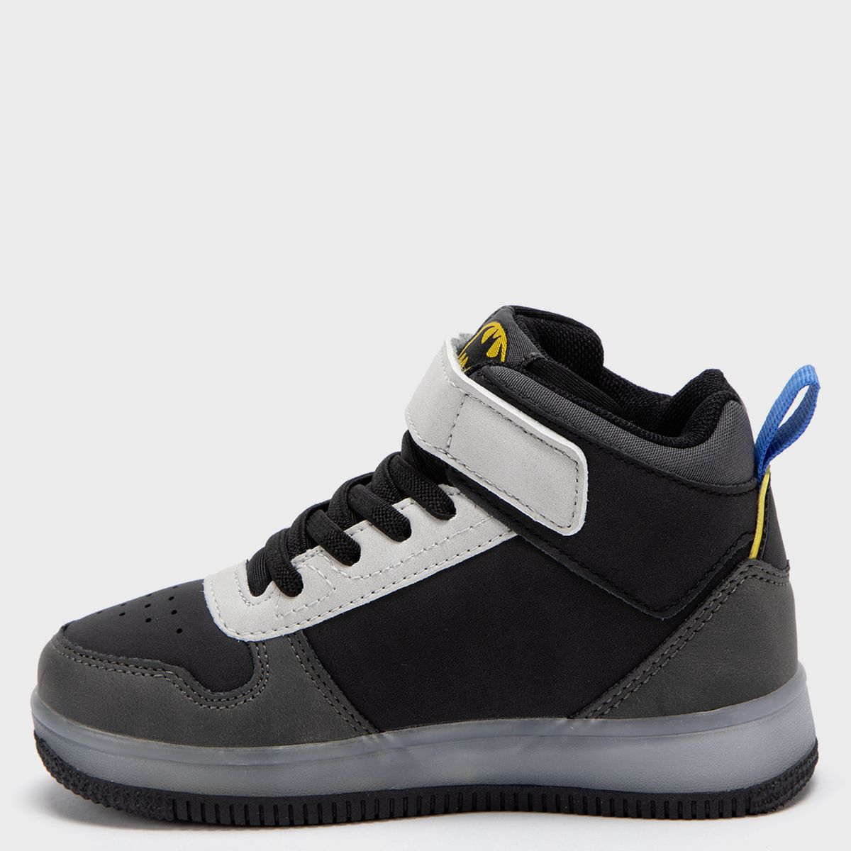 WARNER BROS - Tenis con luces L Tall I Bt Batman Warner Niño con Velcro color Negro