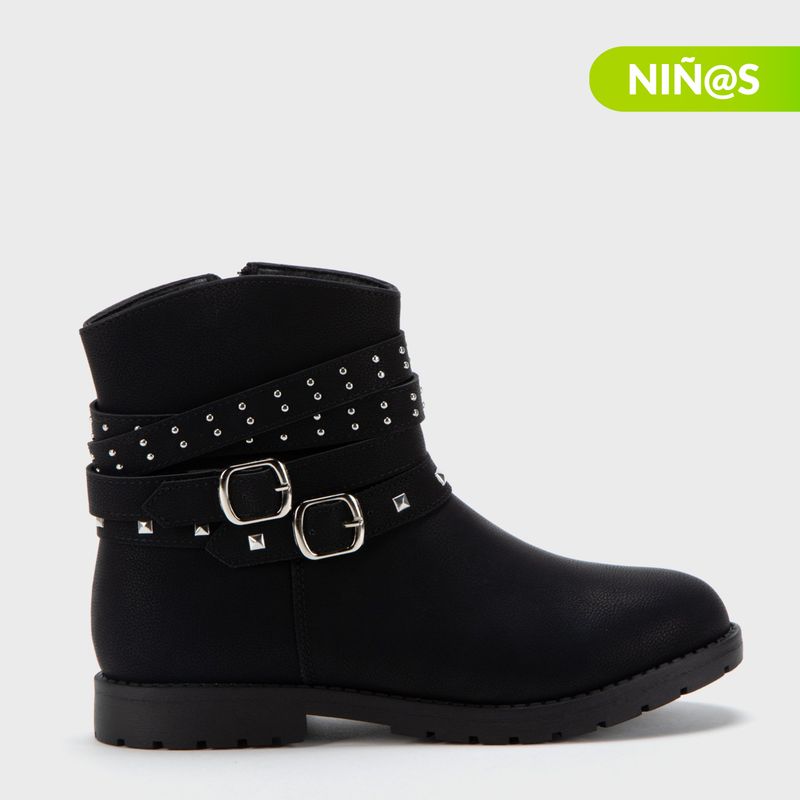 ELV - Botas Elv Bo Strap J Niña color Negro 