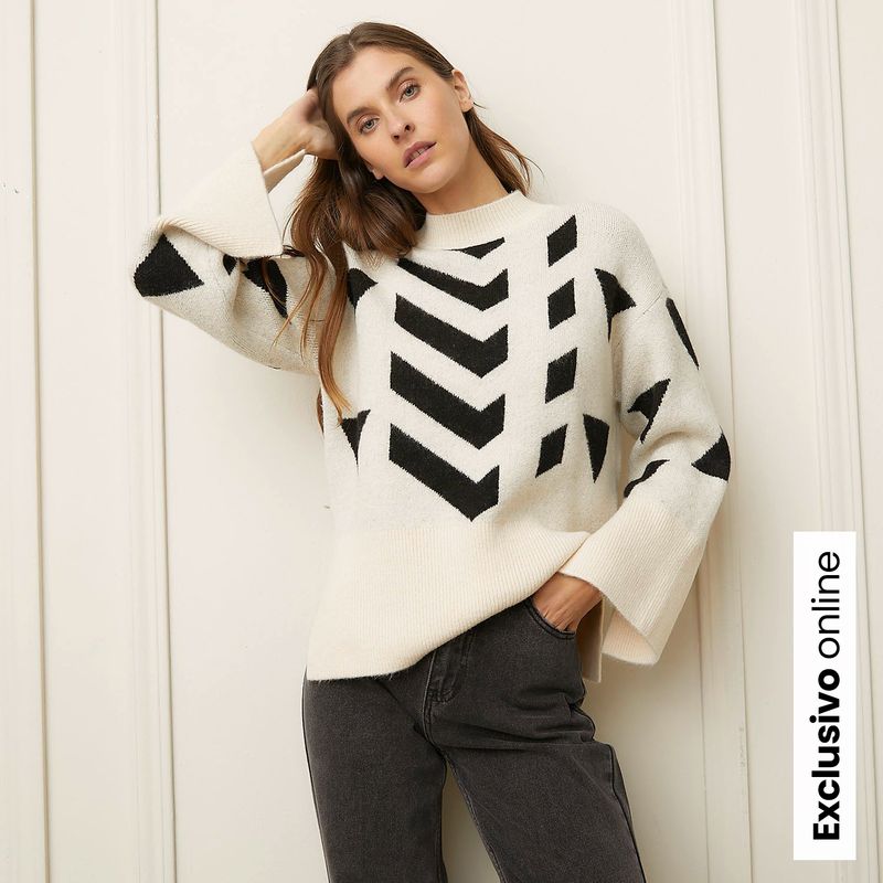 BASEMENT - Saco Mujer con Estampado Basement