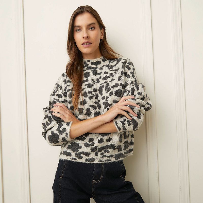 BASEMENT - Saco Mujer con Estampado Basement