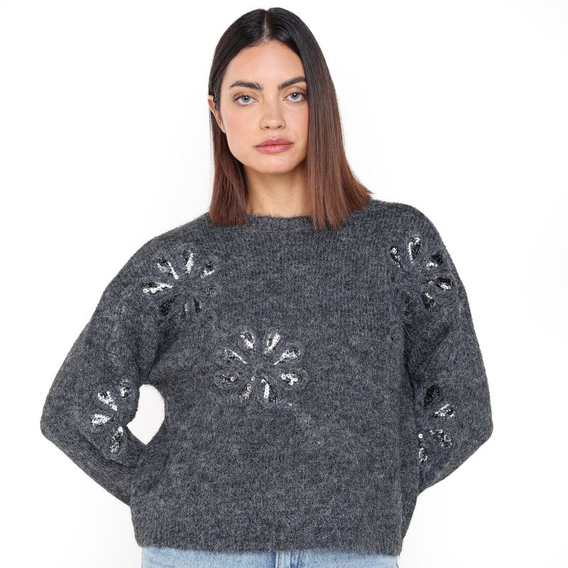 BASEMENT - Saco Mujer Lentejuelas Basement