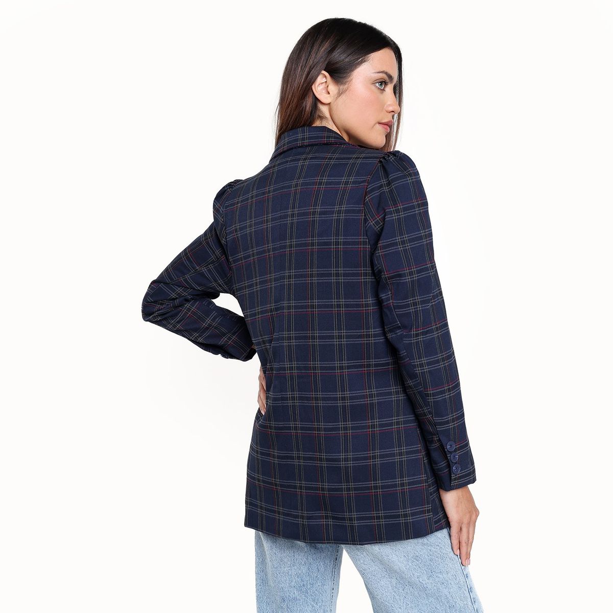 BASEMENT - Blazer Mujer de Cuadros Basement