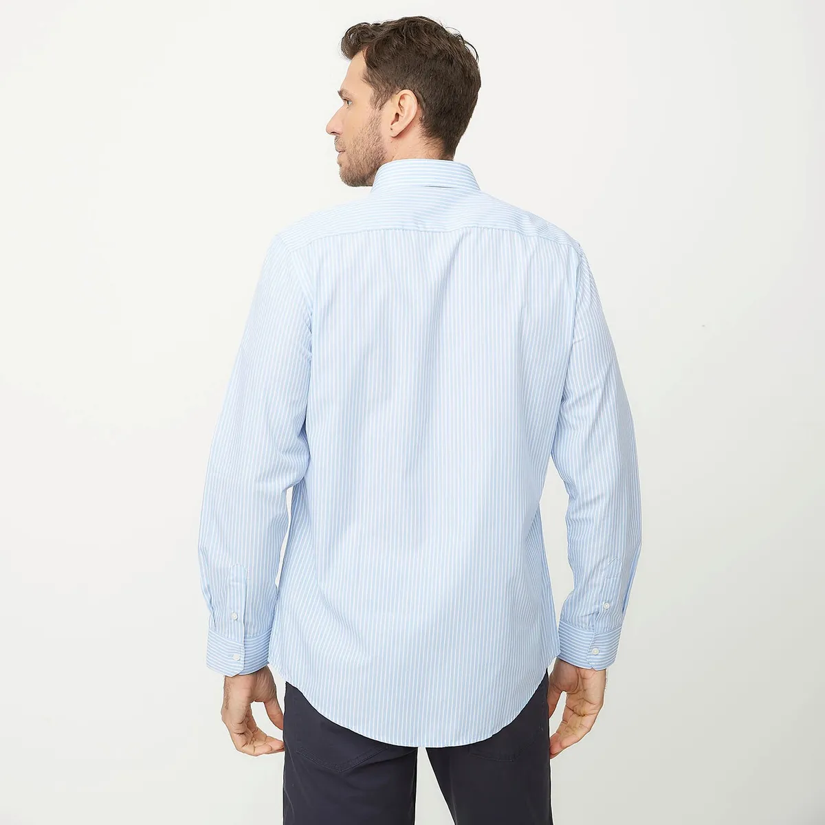 CHRISTIAN LACROIX - Camisa Hombre de Rayas Manga larga Recto de Algodón Christian Lacroix