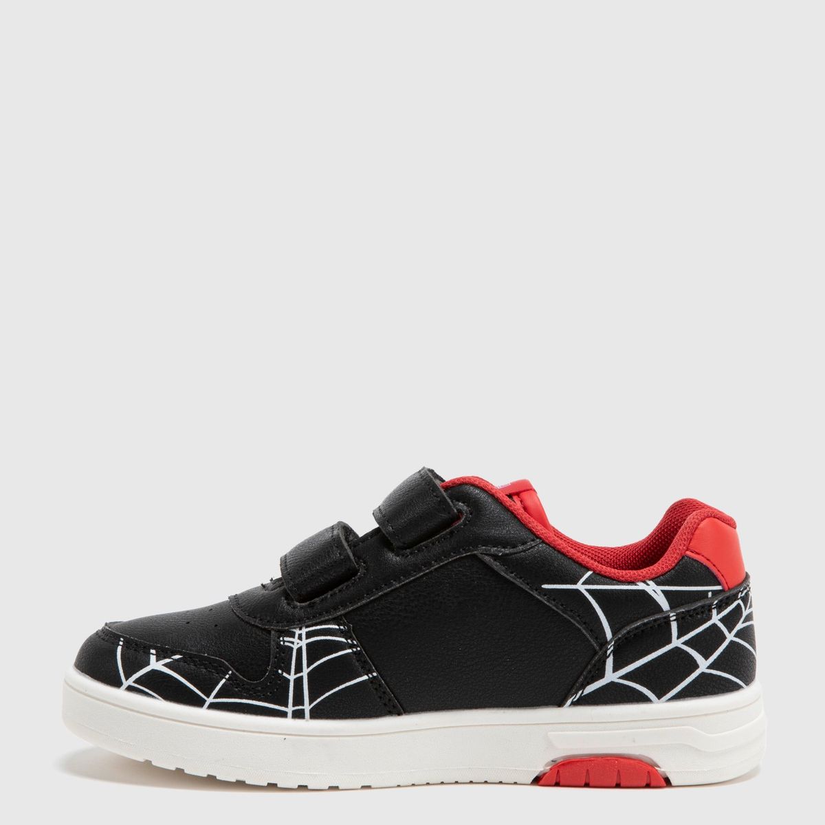 MARVEL - Tenis L Mood K Ne Spider-Man Marvel Niño con Velcro color Negro
