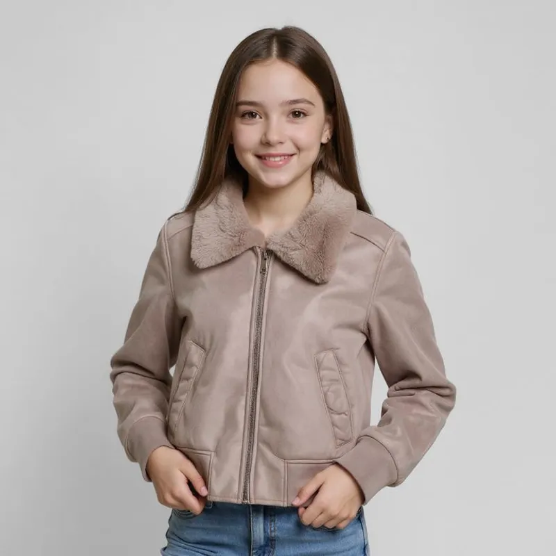 ELV - Chaqueta Niña Con cuello Elv