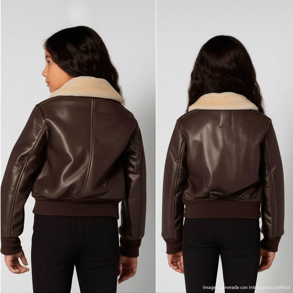 ELV - Chaqueta Niña Con cuello Elv