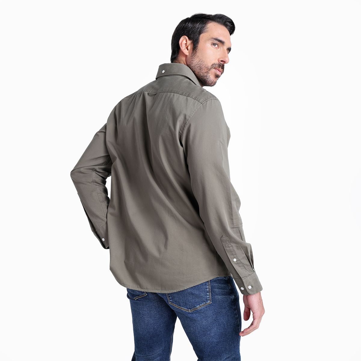 LA MARTINA - Camisa Hombre  Manga larga Recto de Algodón La Martina