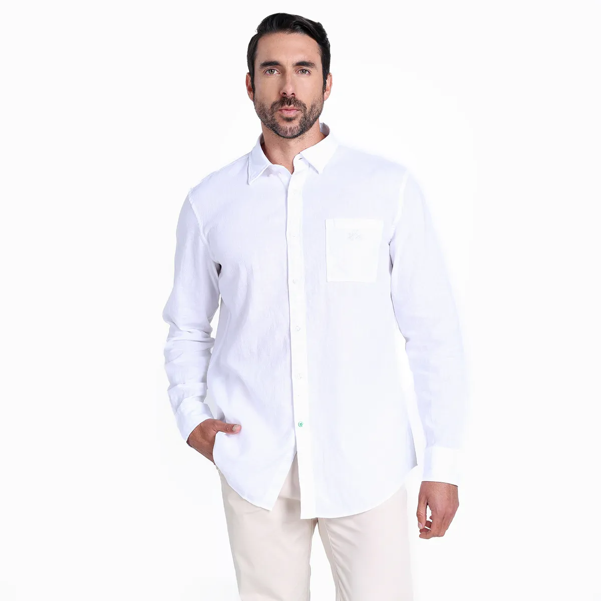 LA MARTINA - Camisa Hombre  Manga larga Recto La Martina