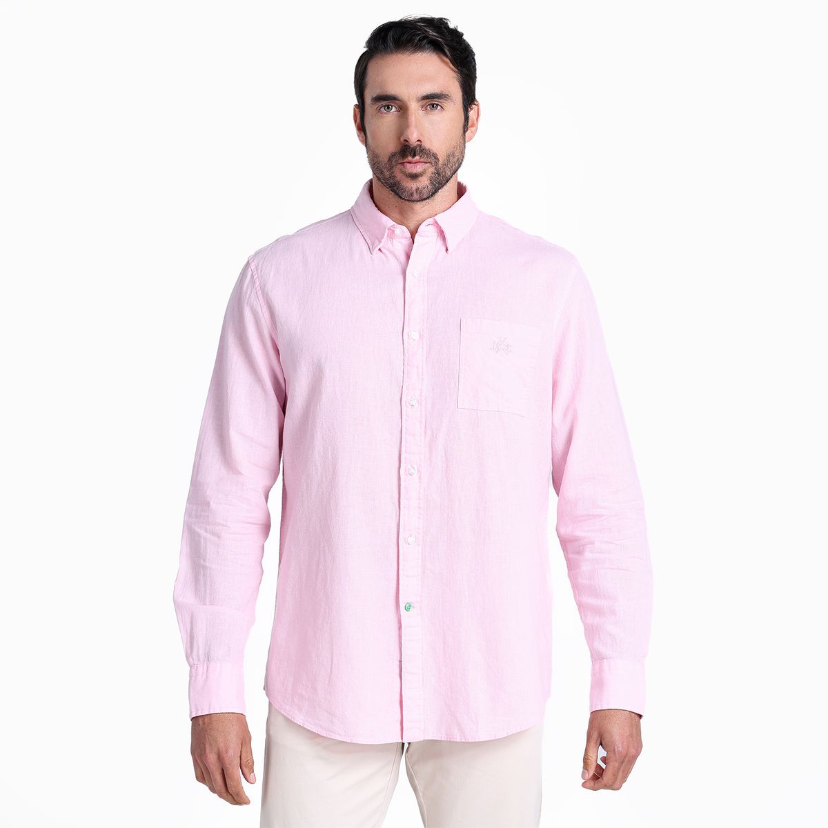 LA MARTINA - Camisa Hombre  Manga larga Recto La Martina