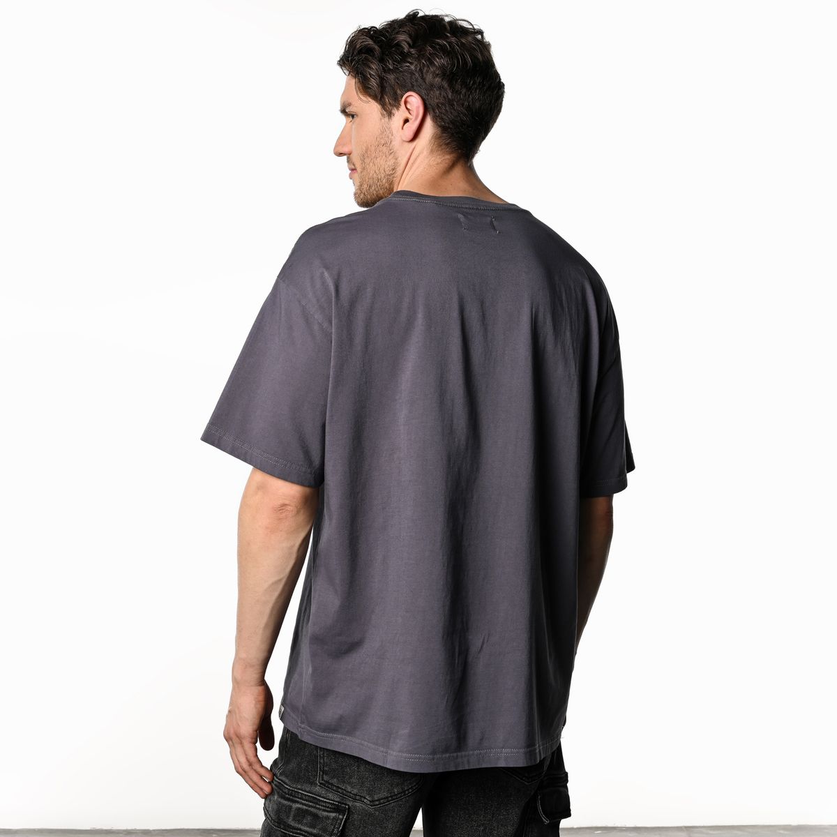 DENIMLAB - Camiseta Hombre Manga corta con Estampado de Algodón Denimlab