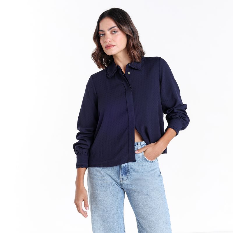 BASEMENT - Blusa Mujer Manga larga Basement