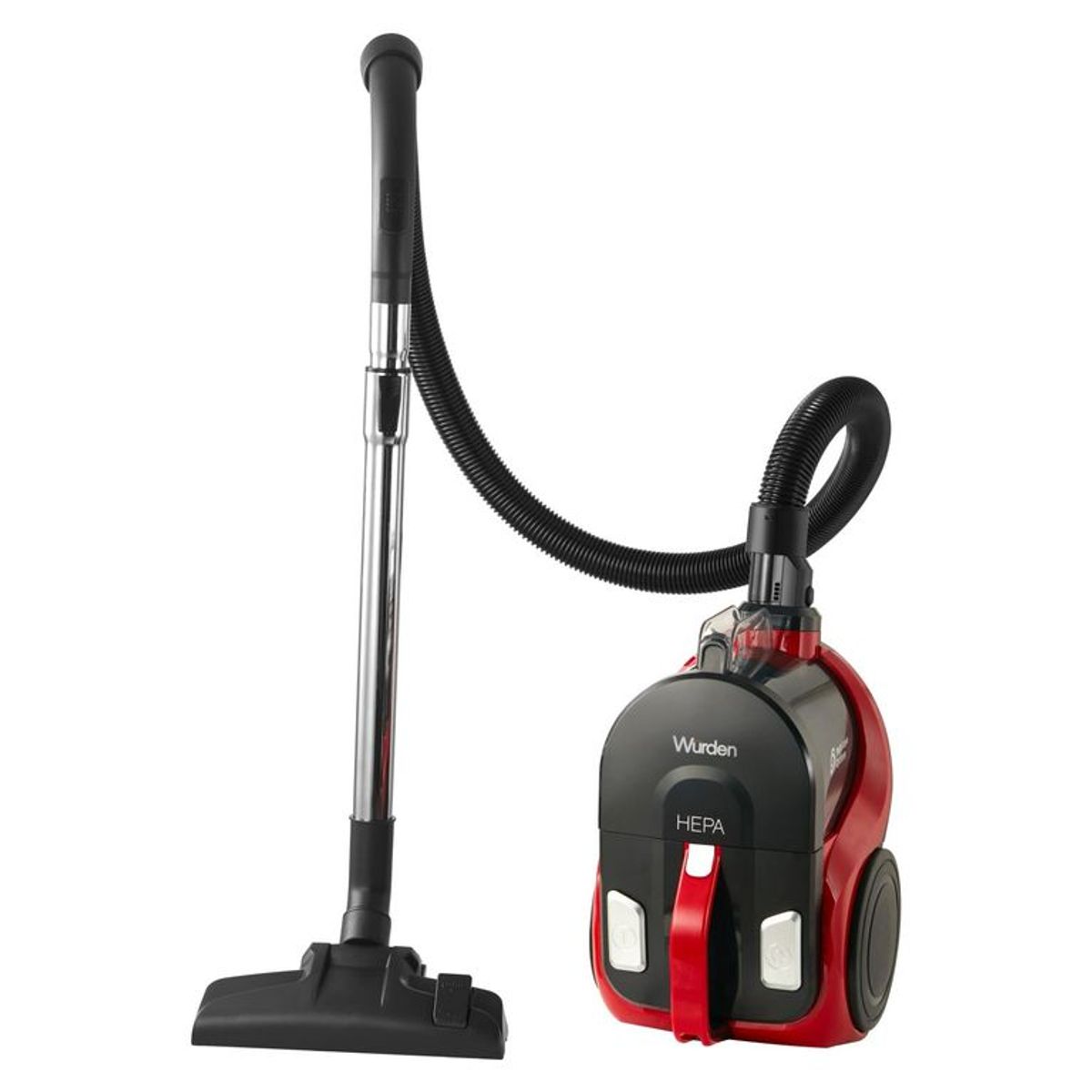 WURDEN - Aspiradora de arrastre Wurden, ciclónica sin bolsa de fácil limpieza, 5 mts de cable.
