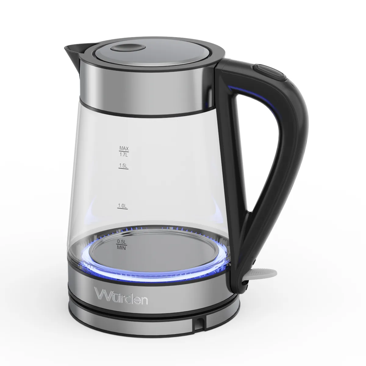 WURDEN - Hervidor de vidrio 1.7 Lts WKE-GLASS101 Wurden