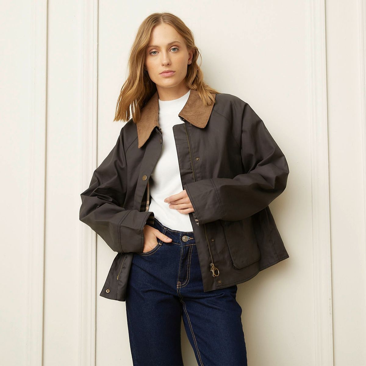 BASEMENT - Chaqueta Mujer de Algodón Basement