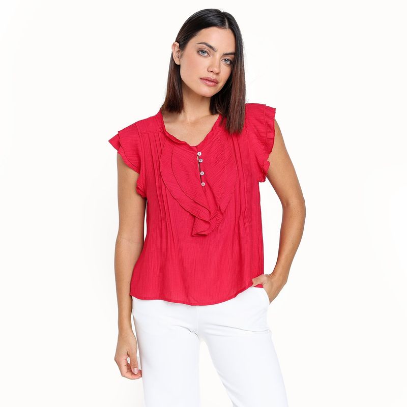 BASEMENT - Blusa Mujer Manga corta Basement