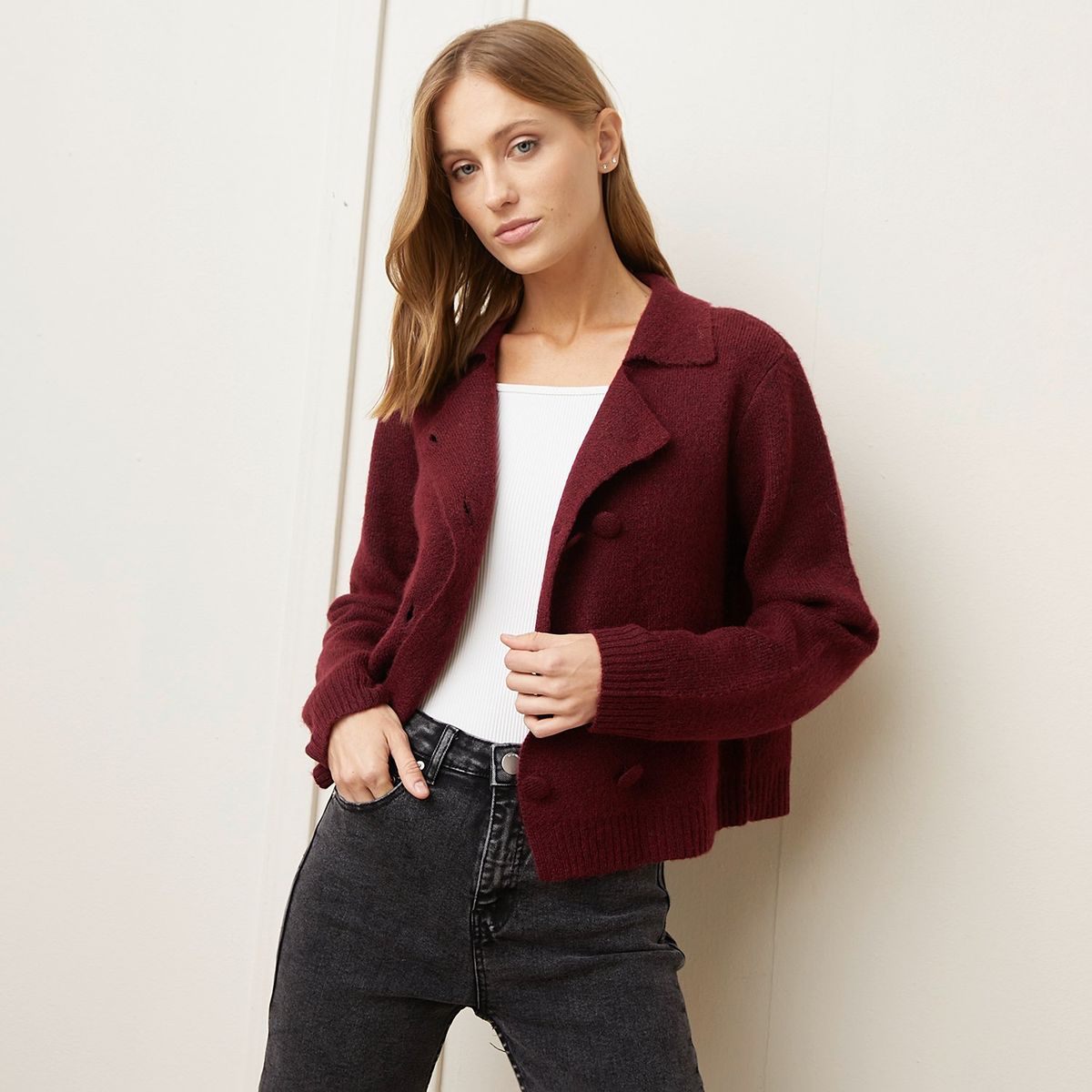 BASEMENT - Cardigan Mujer Basement