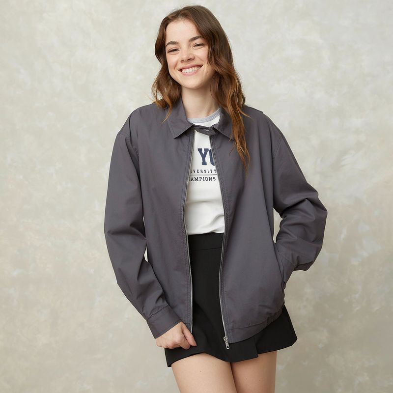 SYBILLA - Chaqueta Mujer Oversize de Algodón Sybilla