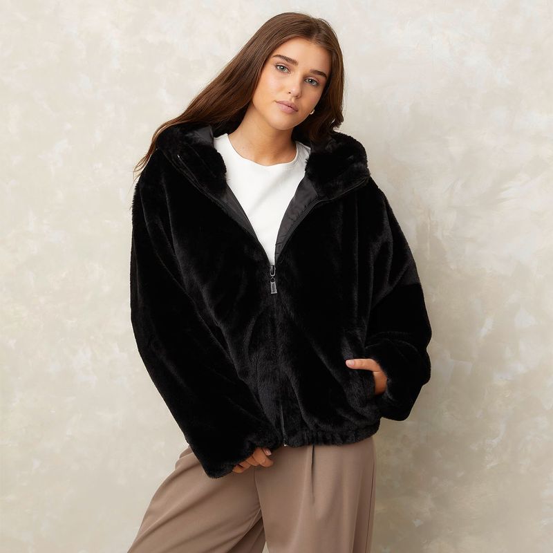 SYBILLA - Chaqueta Ovejera Mujer Oversize Sybilla 