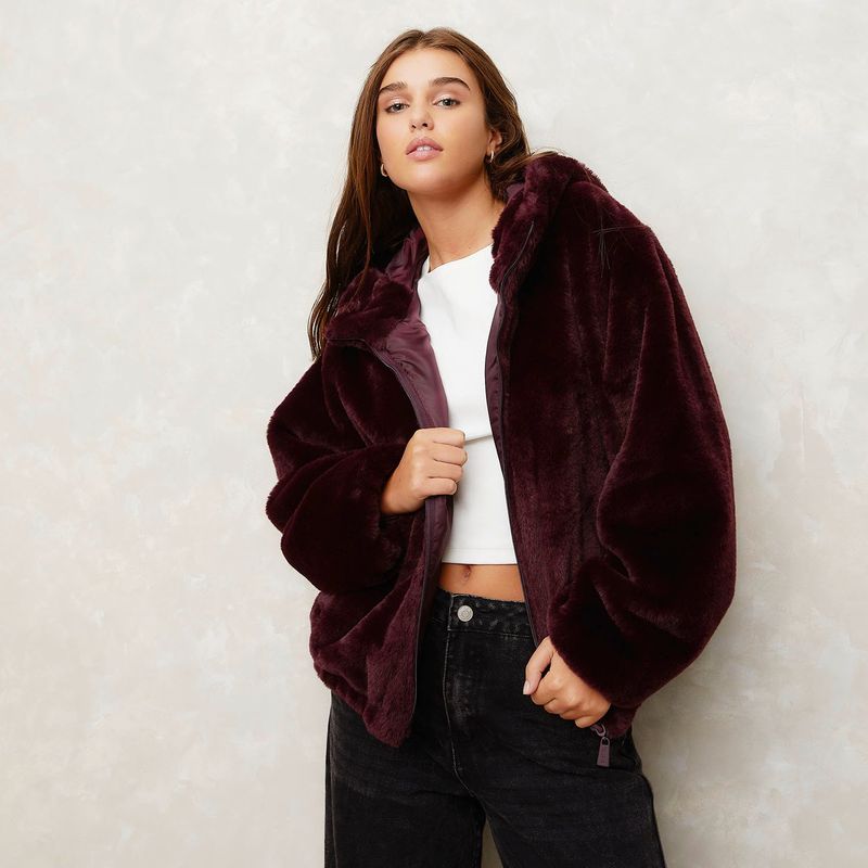 SYBILLA - Chaqueta Ovejera Mujer Oversize Sybilla 