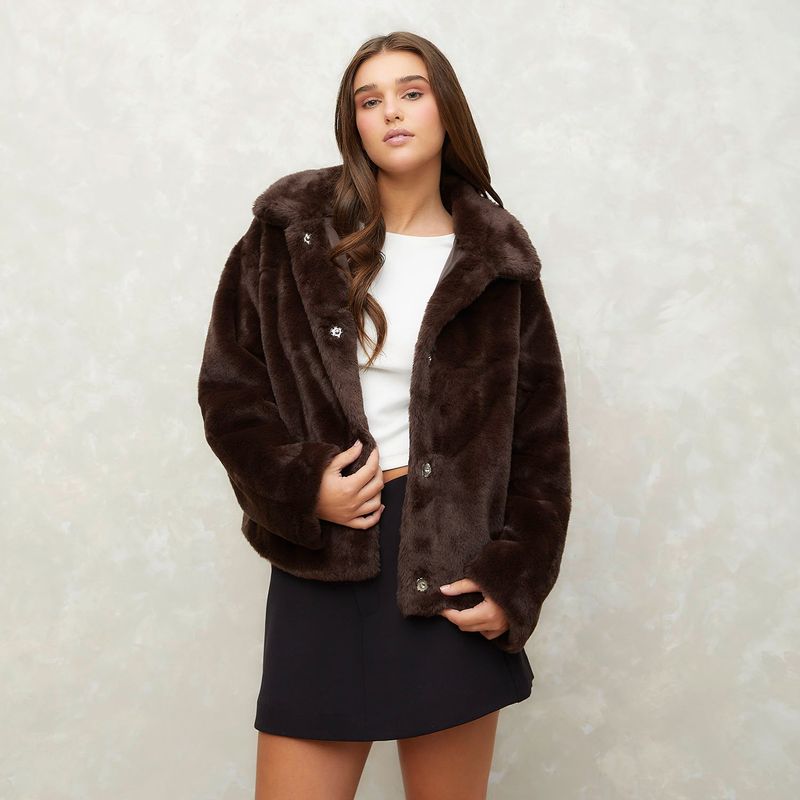 SYBILLA - Chaqueta Ovejera Mujer Oversize Sybilla 