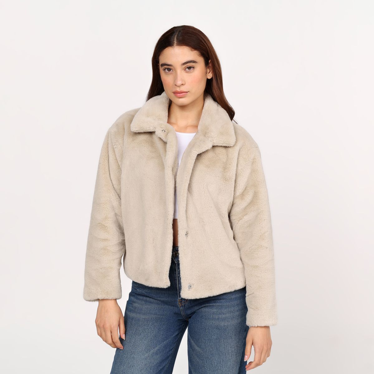 SYBILLA - Chaqueta Ovejera Mujer Oversize Sybilla 