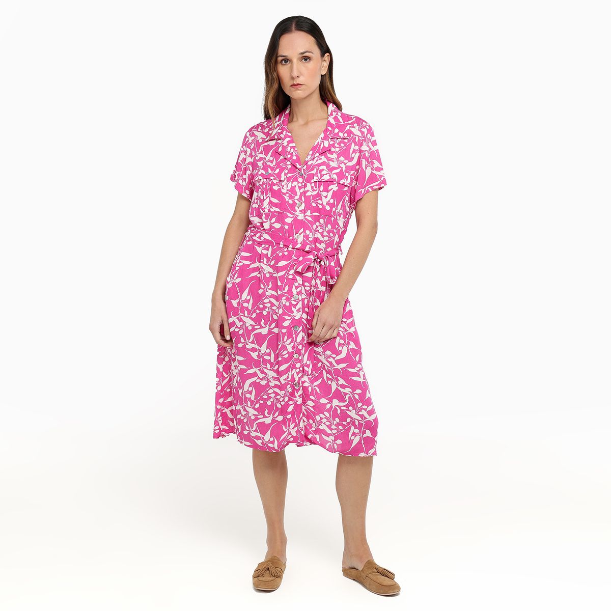 APOLOGY - Vestido Mujer Medio con Estampado Apology