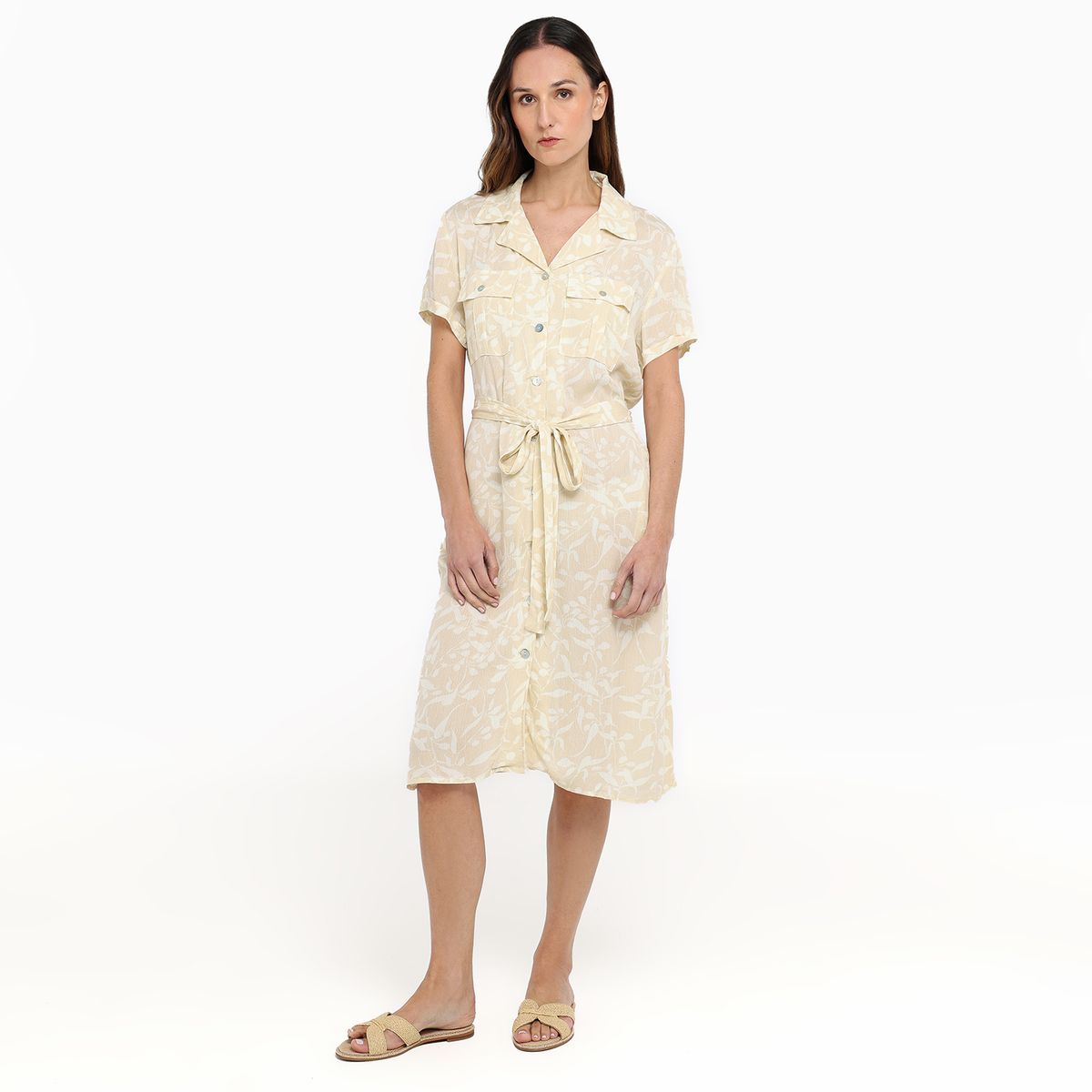 APOLOGY - Vestido Mujer Medio con Estampado Apology