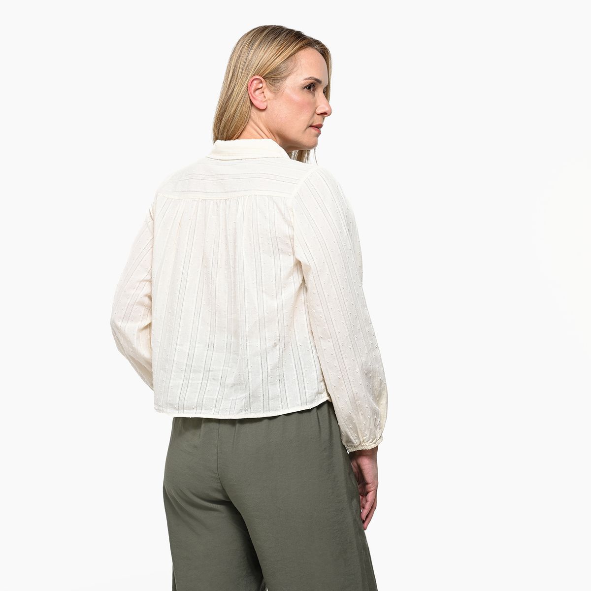 APOLOGY - Camisa Mujer Manga larga de Algodón Apology