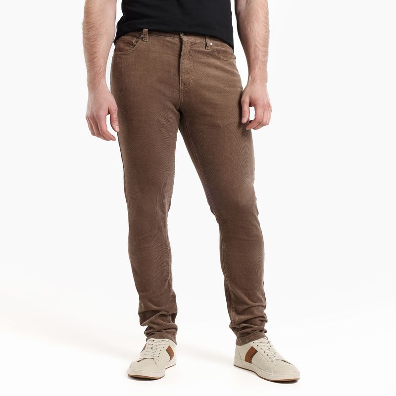 NEWPORT - Pantalón 5 Bolsillos Hombre Recto de Algodón Newport