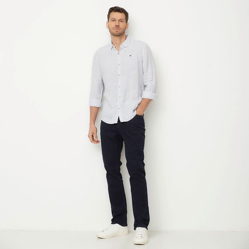WOLF & HANK - Jean 5 Bolsillos Hombre Slim de Algodón Wolf & Hank