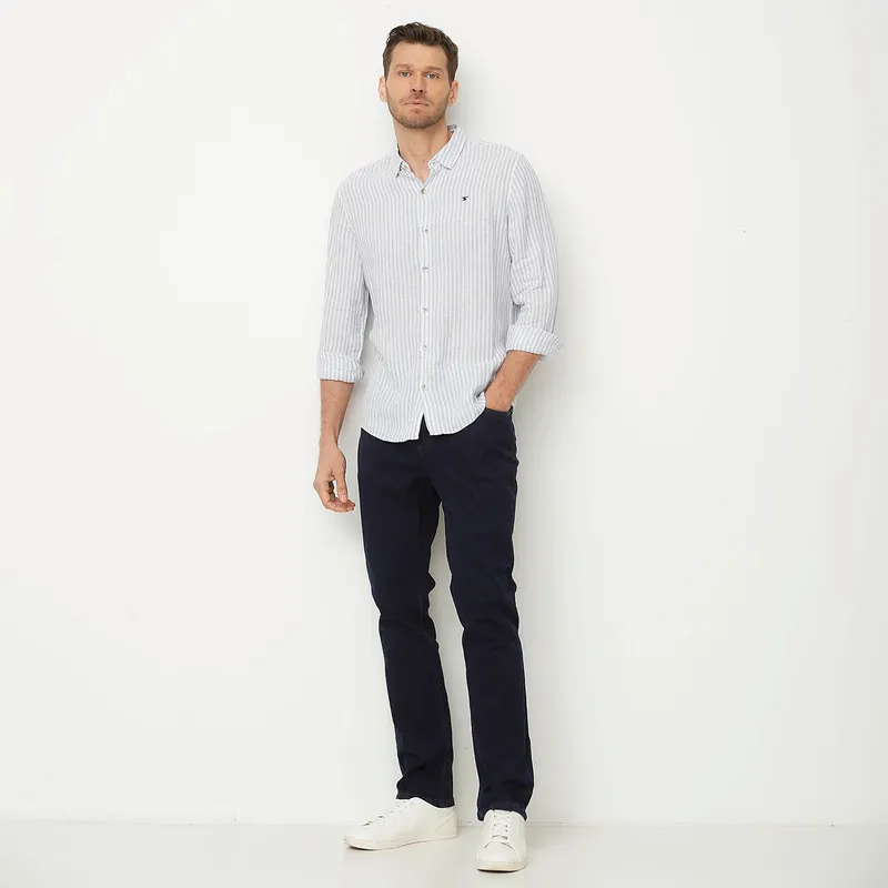 WOLF & HANK - Jean 5 Bolsillos Hombre Slim de Algodón Wolf & Hank