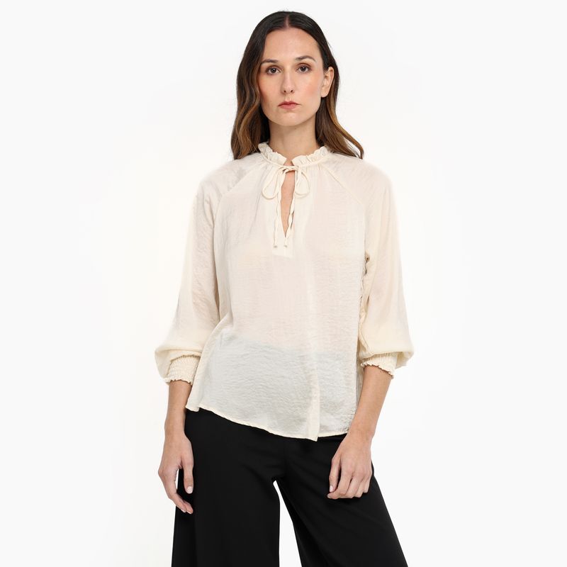 APOLOGY - Blusa Mujer Manga larga globo Apology