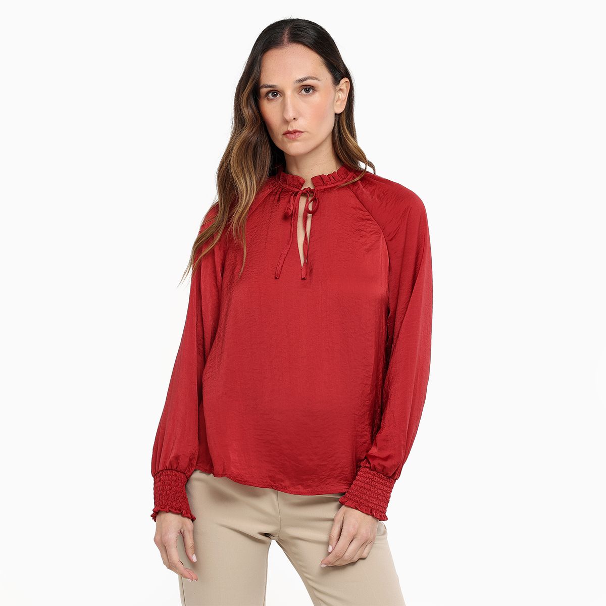 APOLOGY - Blusa Mujer Manga larga globo Apology